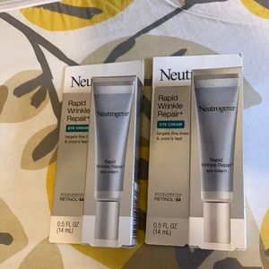 Set of 2 Neutrogena rapid wrinkle repair eye cream.